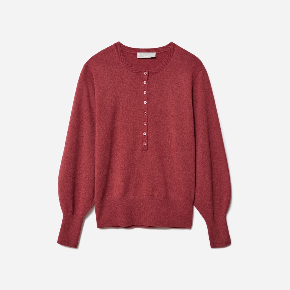 Everlane cashmere Henley size s